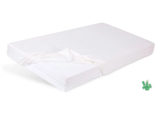 Prześcieradło bambusowe 120x200 z gumką białe Bamboo