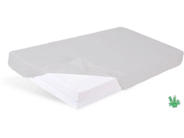 Prześcieradło bambusowe 120x200 z gumką jasny popiel Bamboo