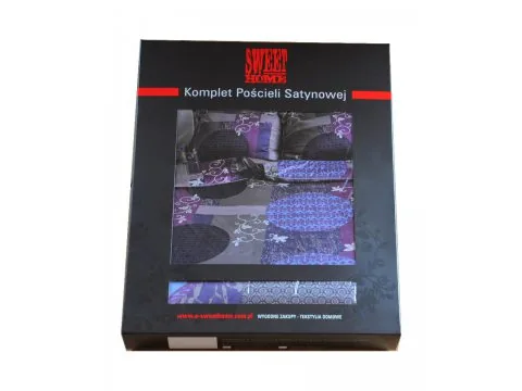 Komplet pościeli z satyny bawełnianej 160 x 200 Royal Collection Andropol