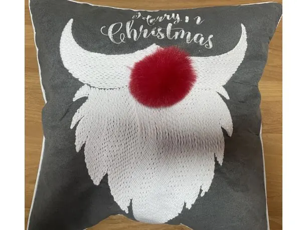 Poszewka dekoracyjna 40x40 broda skrzata int 426 - 1 szt Boże Narodzenie