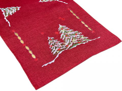 Bieżnik świąteczny choinka 40x85 cm int 5783 boże narodzenie 1 szt