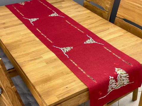 Bieżnik świąteczny choinka 40x172 cm int 5783 boże narodzenie 1 szt