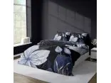 Pościel satynowa 160x200 +2/70x80 z mikrowłókna magic collection 4222 a 3D kwiaty