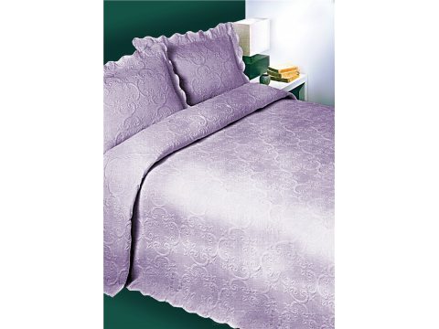 Narzuta Żakard - Wrzos - 220x260 cm - Barok wrzos -  Greno Narzuta Żakard - Wrzos - 220x260 cm - Barok wrzos -  Greno