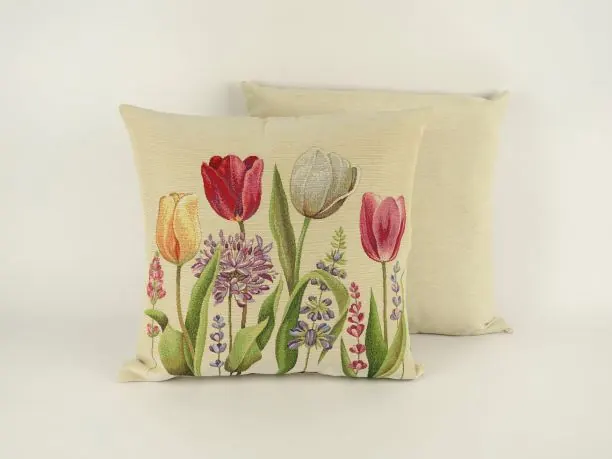 Poszewka dekoracyjna gobelinowa tulipany nr 39 SlodkieSny 45x45 cm gobelin