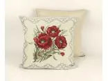 Poszewka dekoracyjna gobelinowa maki bukiet nr 146 SlodkieSny 45x45 cm gobelin