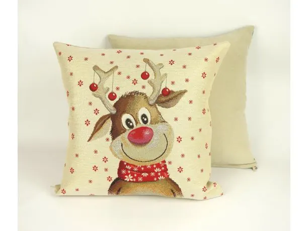 Poszewka świąteczna gobelinowa nr. 272 rudolf SlodkieSny 45x45 cm gobelin