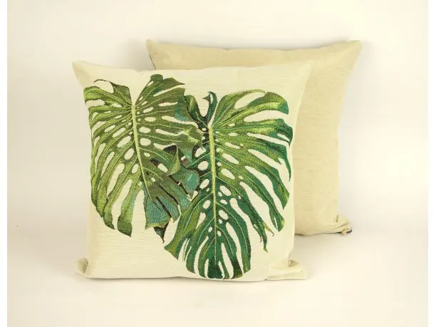 Poszewka dekoracyjna gobelinowa nr. 149 SlodkieSny 45x45 cm gobelin liście monstery nr 2