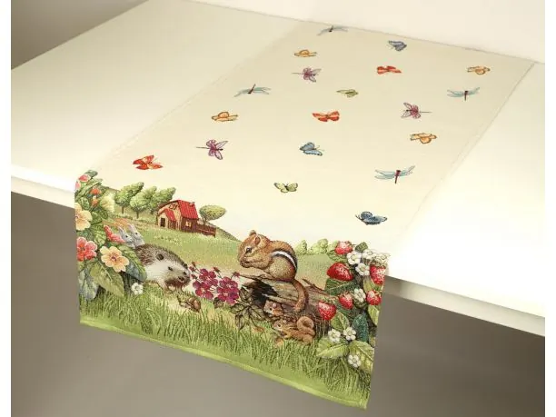 Bieżnik gobelinowy 45x140 cm wiosna wz 302 SlodkieSny