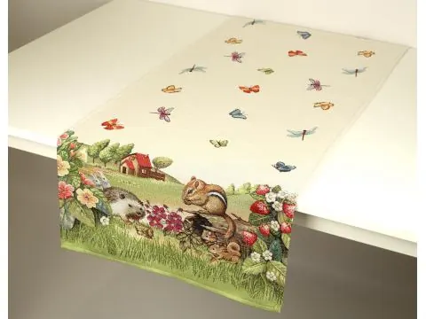 Bieżnik gobelinowy 45x140 cm wiosna wz 302 SlodkieSny