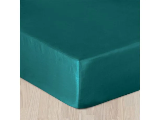 Prześcieradło satynowe z gumką 90x200 morski 431