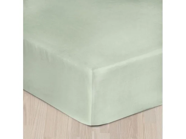 Prześcieradło satynowe z gumką 160x200 oliwkowe 70006