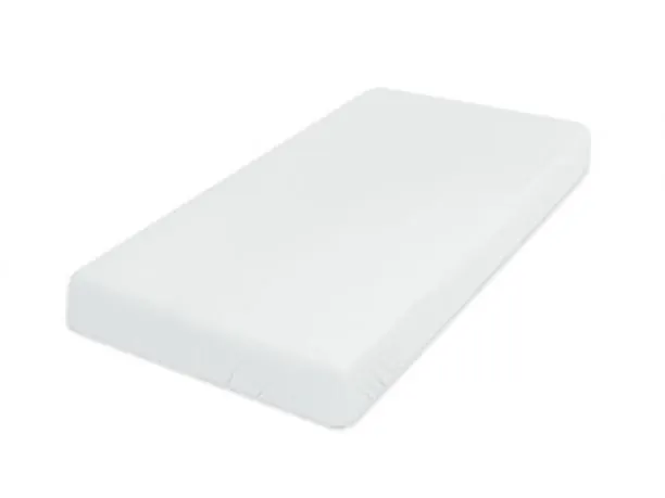 Prześcieradło muślinowe 90x200 z gumką biały 01