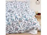 Pościel z jerseyu 220x200+2/70x80 sweet jersey niebieska fantazja slodkiesny