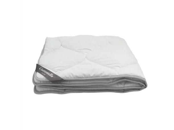 Kołdra całoroczna dziecięca - antyalergiczna Cottonella 100x160 poldaun bawełniana