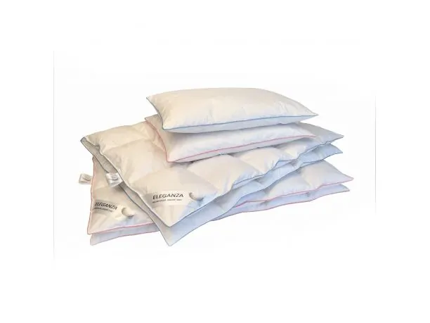 Komplet puchowy zimowy dla chłopczyka - kołdra 90x120 - poduszka 40x60 Eleganza poldaun