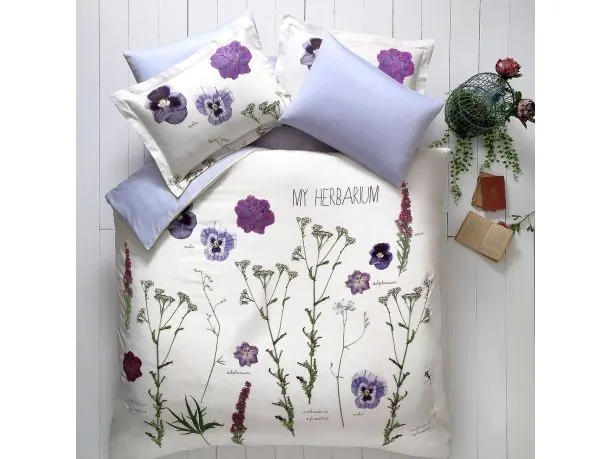 Pościel satynowa ekskluzywna Frezia 200x220 Satin Delux Tivolyo Home bratki