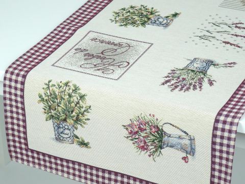 Bieżnik gobelinowy  40x100 cm Lawenda wz 013  SlodkieSny
