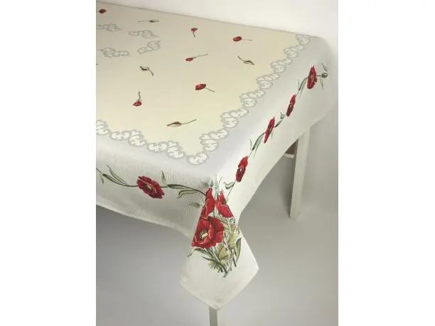 Obrus gobelinowy 140x240 cm maki bukiet wz 146 SlodkieSny