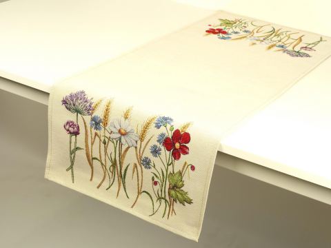 Bieżnik gobelinowy  40x100 cm Łączka wz 049  SlodkieSny