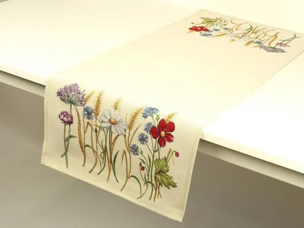 Bieżnik gobelinowy 40x100 cm Łączka wz 049 SlodkieSny