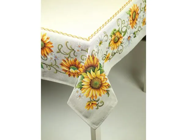 Obrus gobelinowy 140x240 cm Kwiaty, Słoneczniki wz 048 SlodkieSny