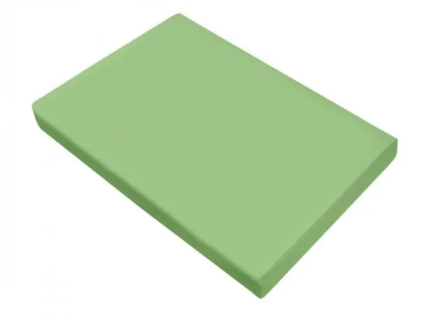 Prześcieradło satynowe Zielone 160x210 Greno bez gumki