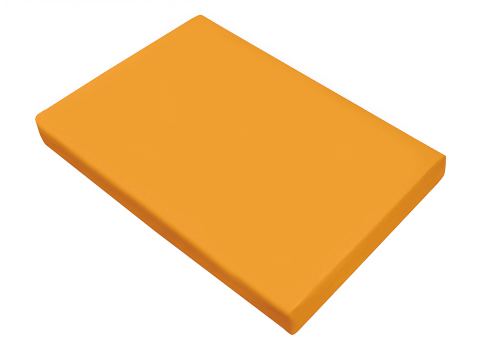 Prześcieradło satynowe 160x210 Musztardowe bez gumki  Greno