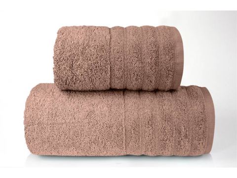 Ręcznik Alexa 70x130 Brązowy jednobarwny Greno
