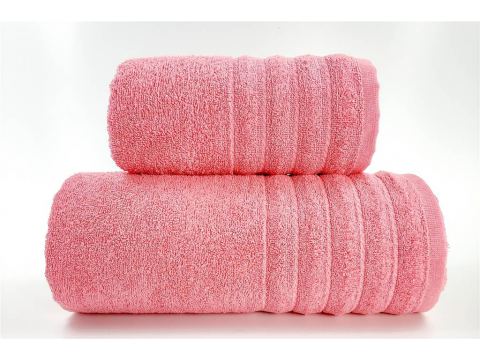 Ręcznik Alexa 70x130 Koralowy jednobarwny Greno