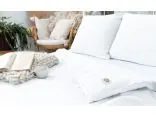 Pościel z muślinu 160x200 +2/70x80 jednobarwna biały muślinowa