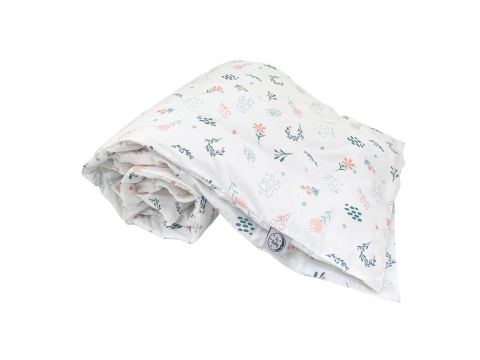 Komplet pościeli z bawełny 100x135 + 40x60 kwiatuszki dla dzieci