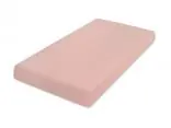 Prześcieradło muślinowe 90x200 z gumką różowy 12