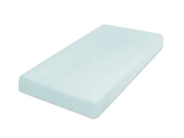 Prześcieradło muślinowe 90x200 z gumką miętowy 33