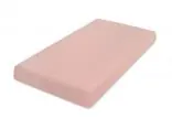 Prześcieradło z muślinu 70x140 z gumką dziecięce różowy 12 muślinowe