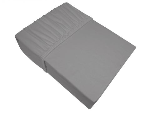 Prześcieradło Jersey z gumką 100x200 stalowy - Bielbaw