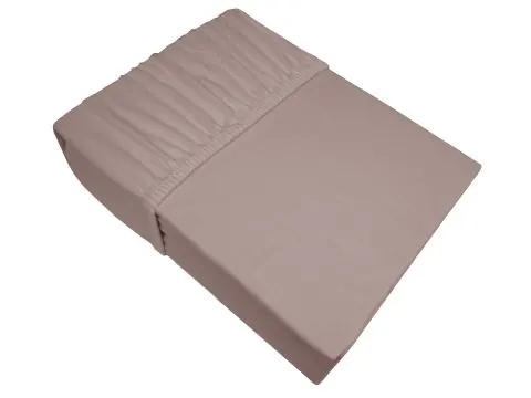 Prześcieradło Jersey z gumką 160x200 cafe - Bielbaw