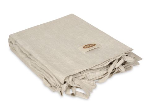 Pościel lniana 220x200 +2/70x80 linen naturalna len 015