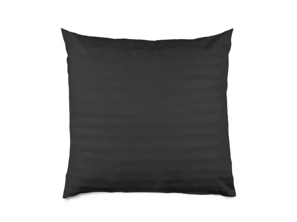 Poszewka bambusowa 40x40 cm satyna bawełniana Black Stripe paski czarne