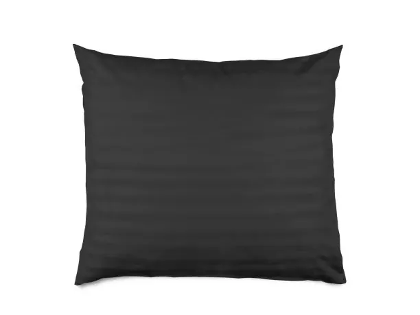 Poszewka bambusowa 50x60 cm satyna bawełniana Black Stripe paski czarne