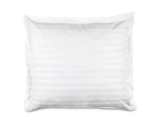 Poszewka bambusowa 70x80 cm satyna bawełniana Stripe White paski białe z listwą