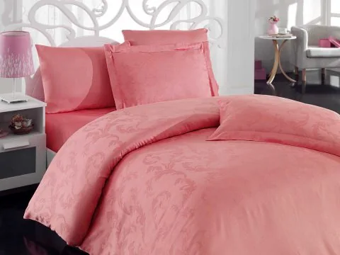 Komplet pościeli bambusowej 6 el. Chichek Pink 200x220