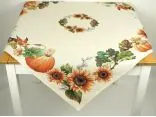 Obrus gobelinowy 100x100 cm dynie, słoneczniki SlodkieSny