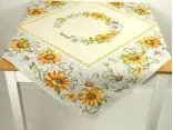 Obrus gobelinowy 100x100 cm Kwiaty, Słoneczniki wz 048 SlodkieSny