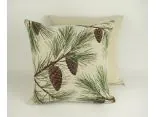 Poszewka dekoracyjna gobelinowa szyszki sosny SlodkieSny 45x45 cm gobelin sosna