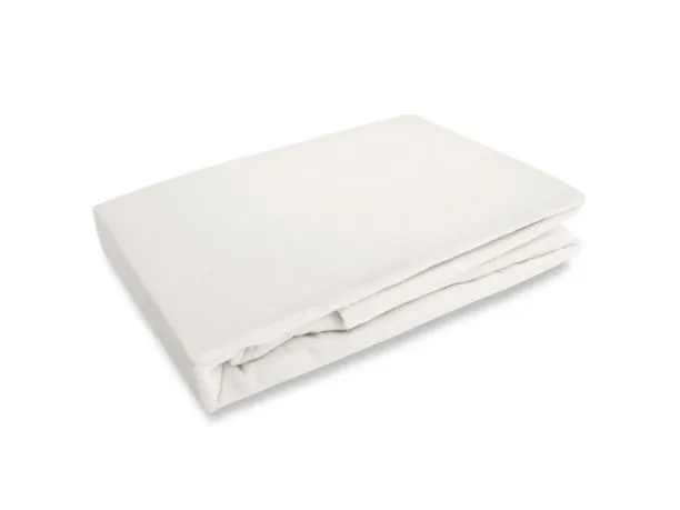 Prześcieradło flanelowe z gumką 140x200 ecru