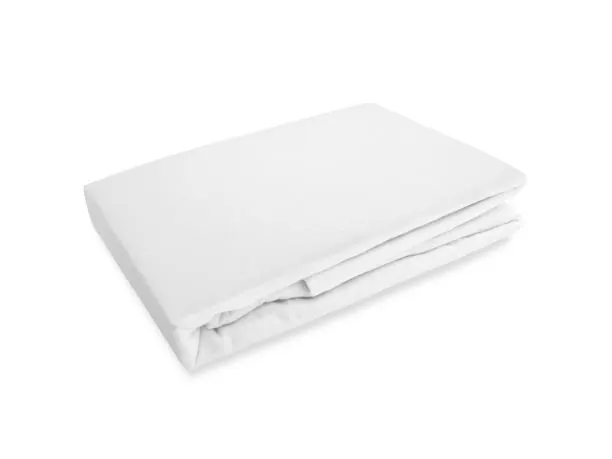 Prześcieradło flanelowe180x210 białe bez gumki