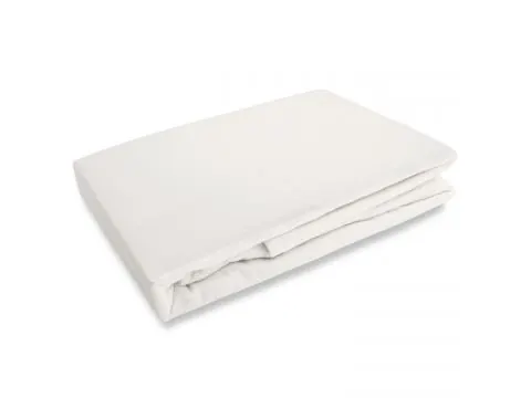 Prześcieradło flanelowe 160x210 ecru bez gumki