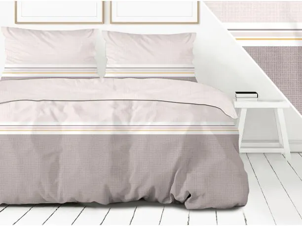 Pościel satynowa 160x200+2/70x80 ecco vero frotex paski