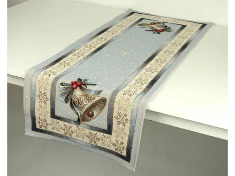 Bieżnik gobelinowy świąteczny 40x100 cm dzwoneczek sw 247 SlodkieSny